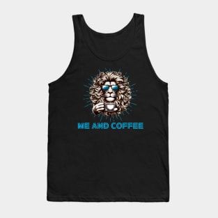 lion coffee Tank Top